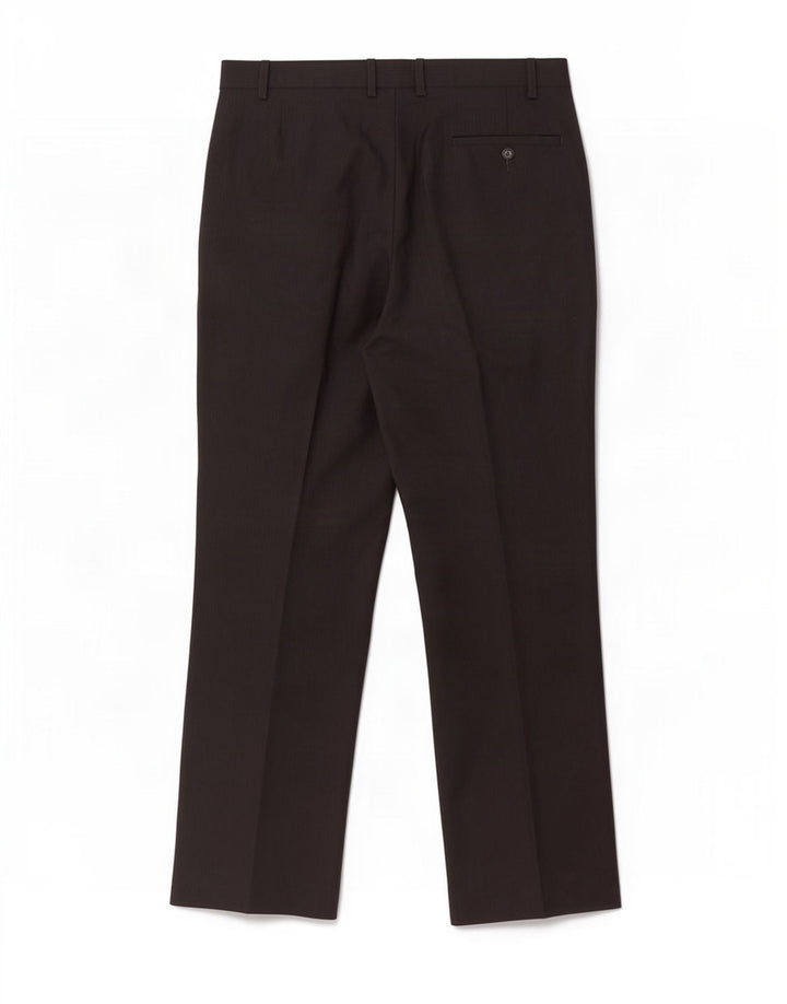 Gerade Herren-Anzughose von Marks & Spencer, W38, L33, marineblaues Polyester