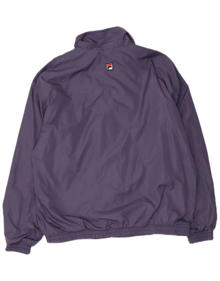 FILA Herren-Trainingsanzug-Oberteil, Jacke, groß, marineblau, Polyamid