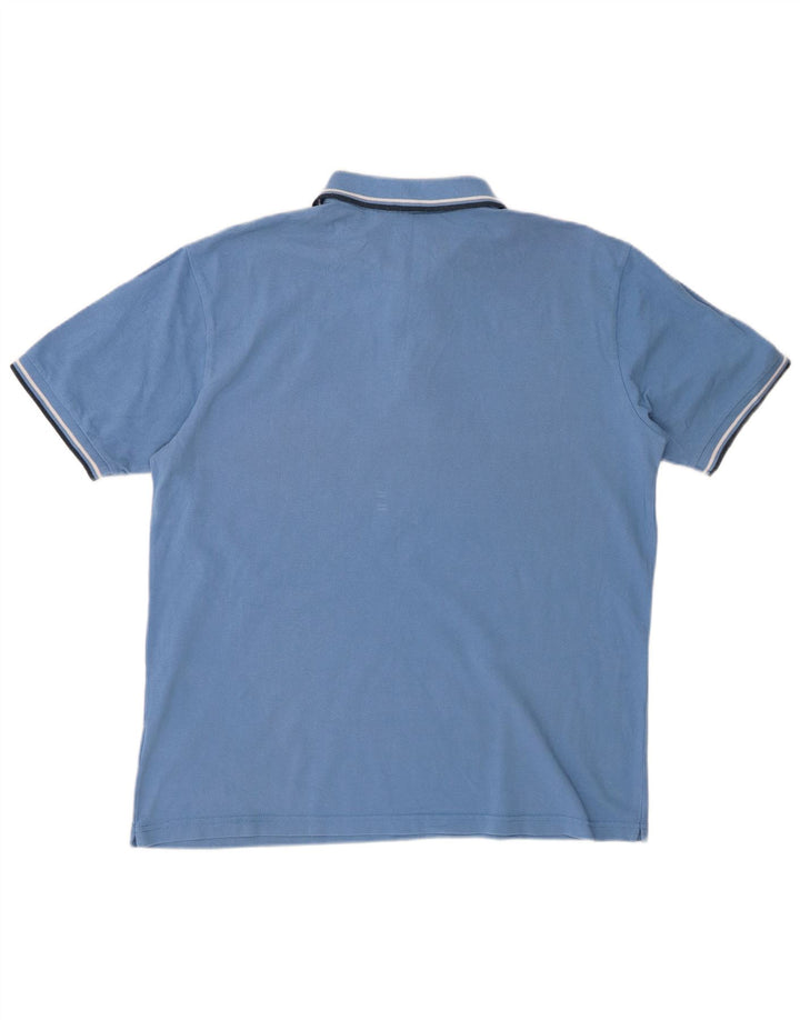 DIADORA Herren Poloshirt XL Blau Baumwolle