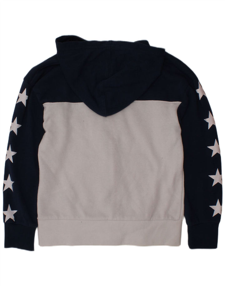 CONVERSE Kapuzenpullover mit Reißverschluss für Jungen, 8–9 Jahre, Größe S, Marineblau, Farbblock