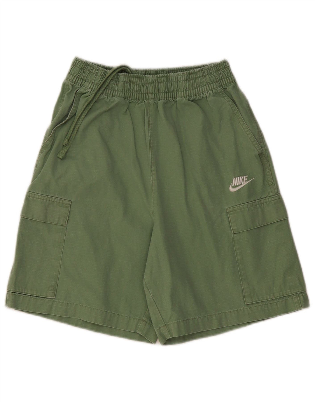 NIKE Damen Sportshorts UK 6 XS Grüne Baumwolle