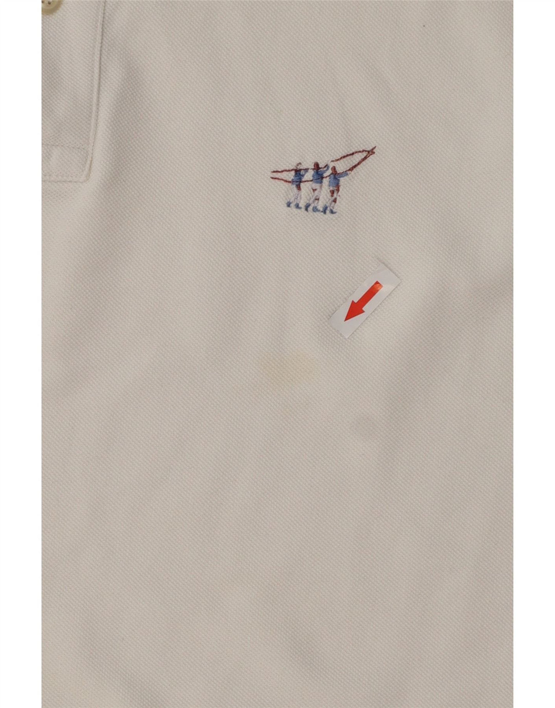 Henry Cottons Herren-Poloshirt, große weiße Baumwolle