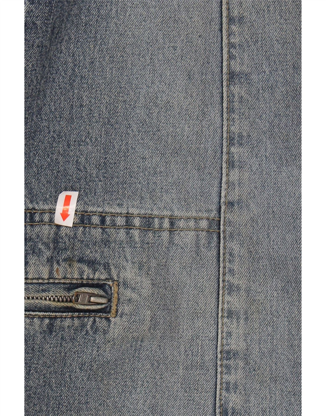 SOCCX Womens Sleeveless Denim Dress EU 38 Medium Blue Cotton