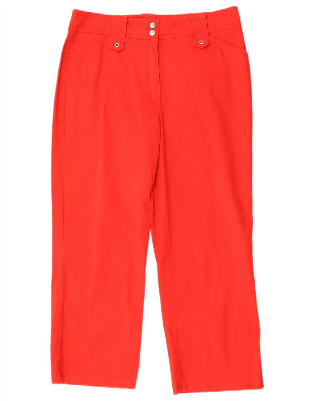 Gerade geschnittene Damenhose von Roxy, EU 40, mittelgroß, W30, L23, rote Baumwolle