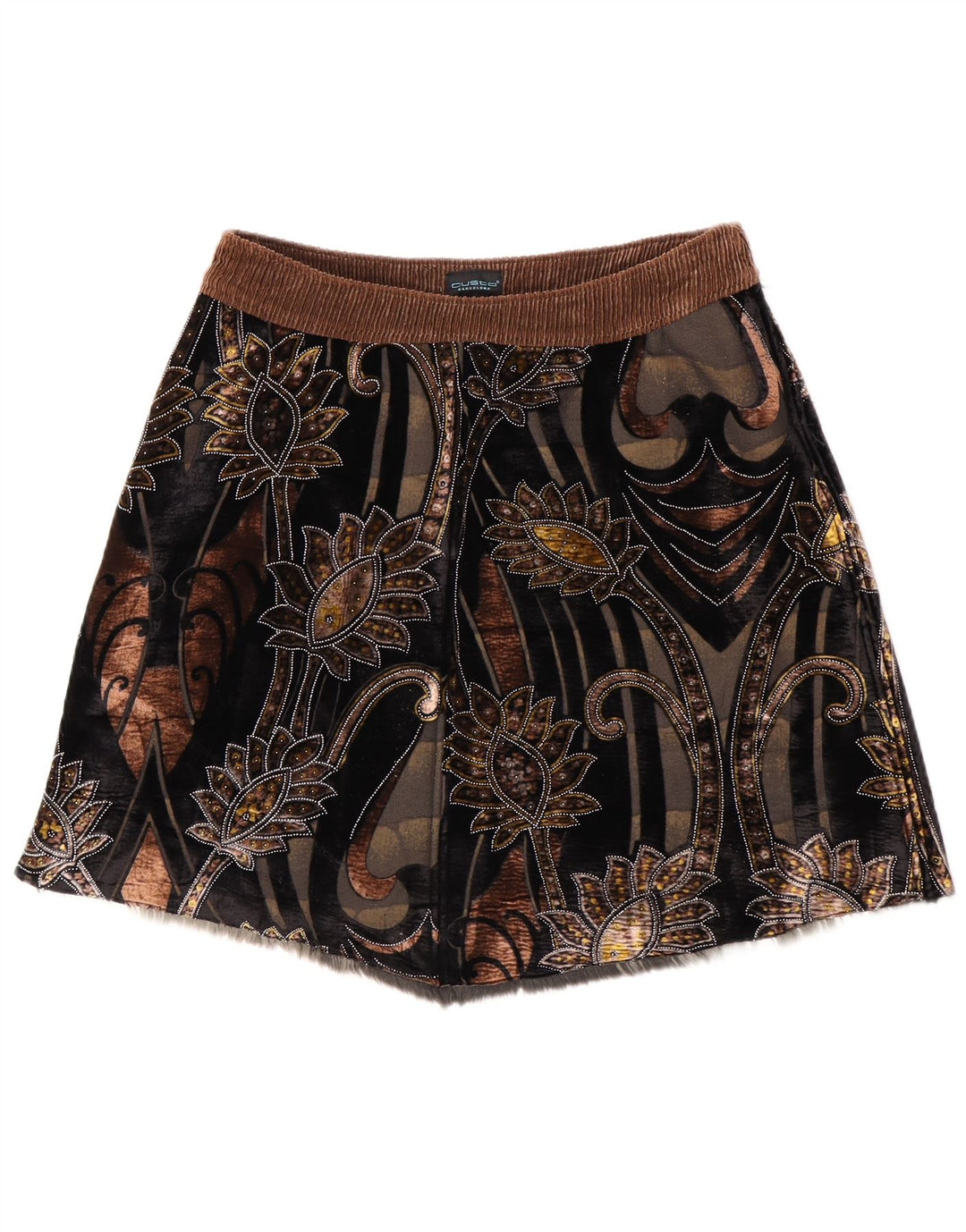 Custo Barcelona Damen Minirock EU 38 Medium W32 Mehrfarbig Blumen