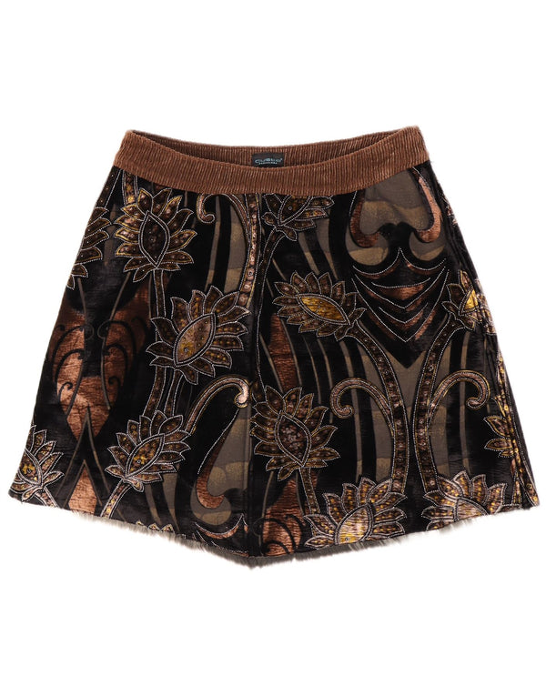 Custo Barcelona Damen Minirock EU 38 Medium W32 Mehrfarbig Blumen