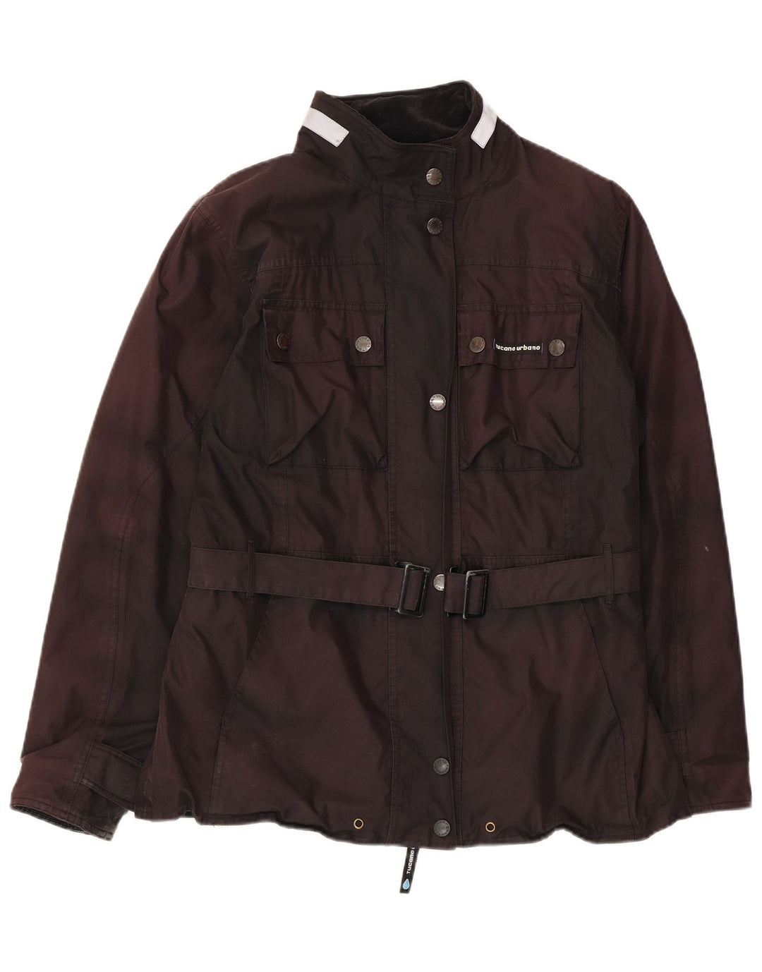 Tucano Urbano Damen Utility-Jacke IT 44 Mittelschwarzes Polyester