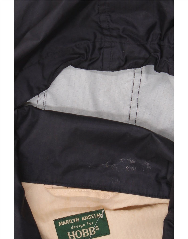 HOBBS Damen Marilyn Anselm Übergroße Regenjacke UK 14 Mittel Marineblau