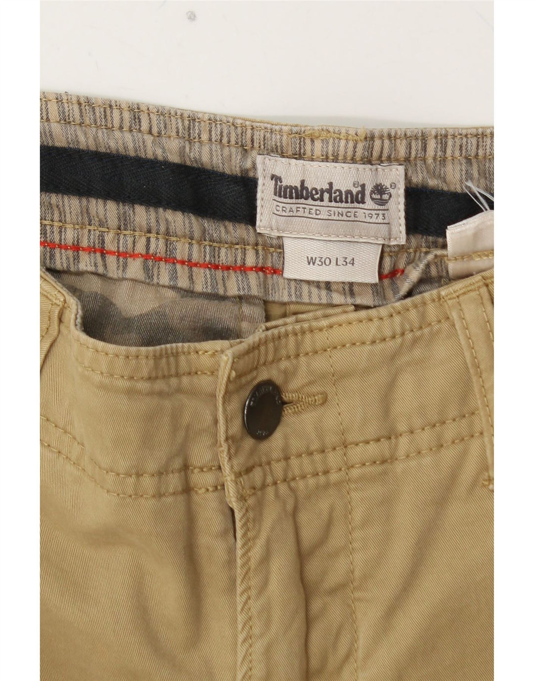 TIMBERLAND Gerade Cargohose für Herren, W30, L28, Beige