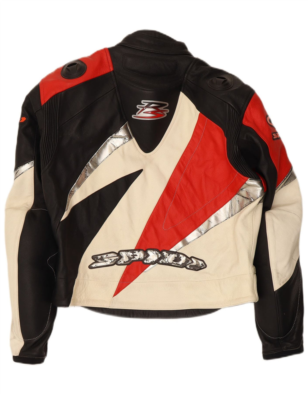 Spidi Herren Graphic Moto Racer Jacke IT 54 2XL Mehrfarbiger Farbblock