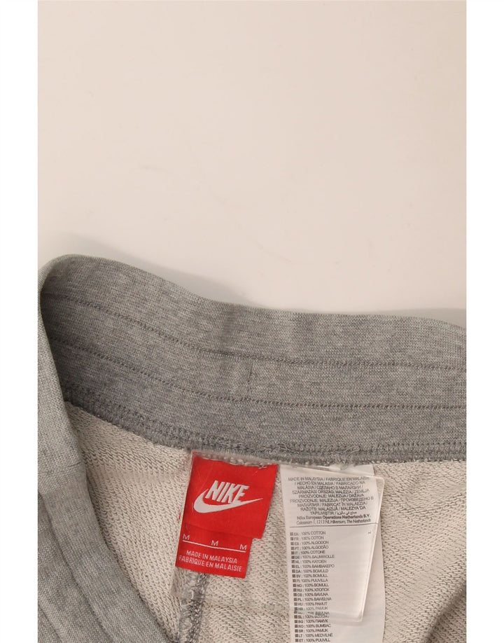 Nike Herren-Sportshorts mit Grafik, mittelgraue Baumwolle