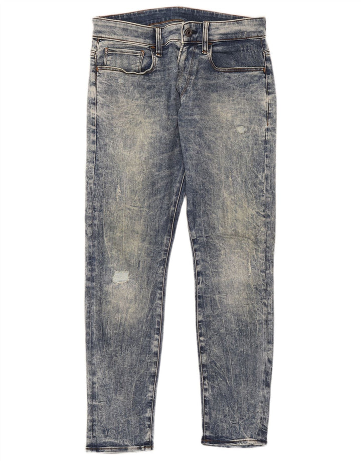 G-Star Herren Slim Jeans W30 L30 Blaue Baumwolle