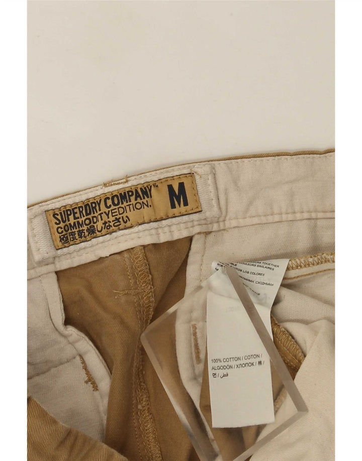 Superdry Herren Chinoshorts Medium W32 Beige Baumwolle