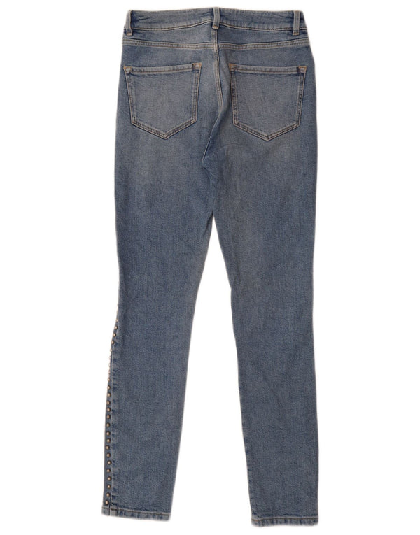 Massimo Dutti Damen Skinny Jeans EU 34 2XS W24 L27 Blau