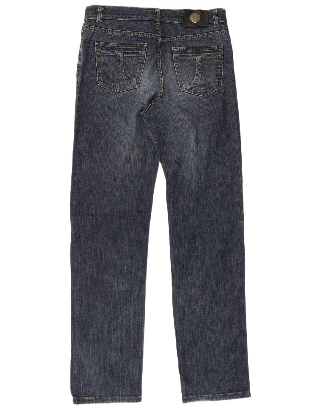 Trussardi Herren Straight Jeans W34 L33 Blau