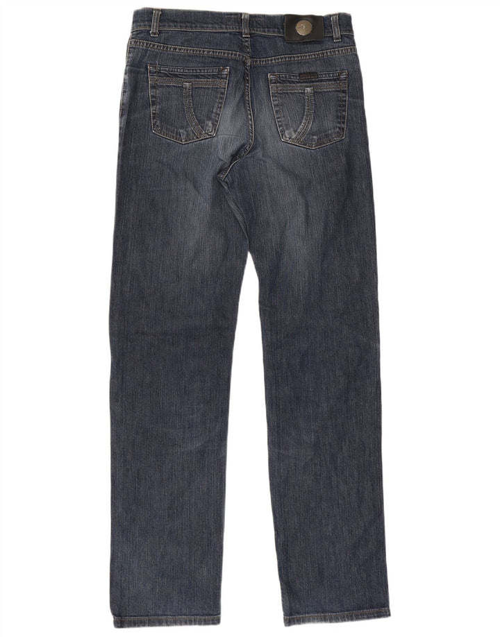 Trussardi Herren Straight Jeans W34 L33 Blau