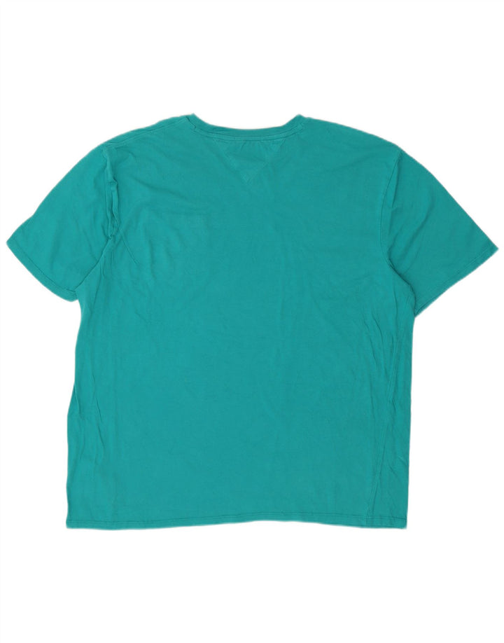 TOMMY HILFIGER Mens T-Shirt Top XL Blue Cotton