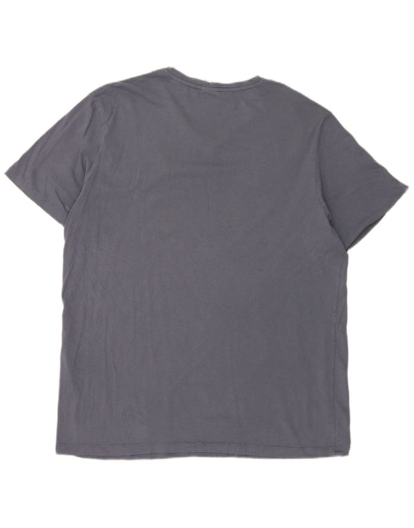 Jack & Jones Herren Grafik T-Shirt Top XL Blau Baumwolle