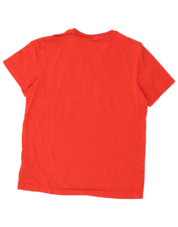 Puma Mädchen T-Shirt mit Grafik, 13–14 Jahre, rote Baumwolle