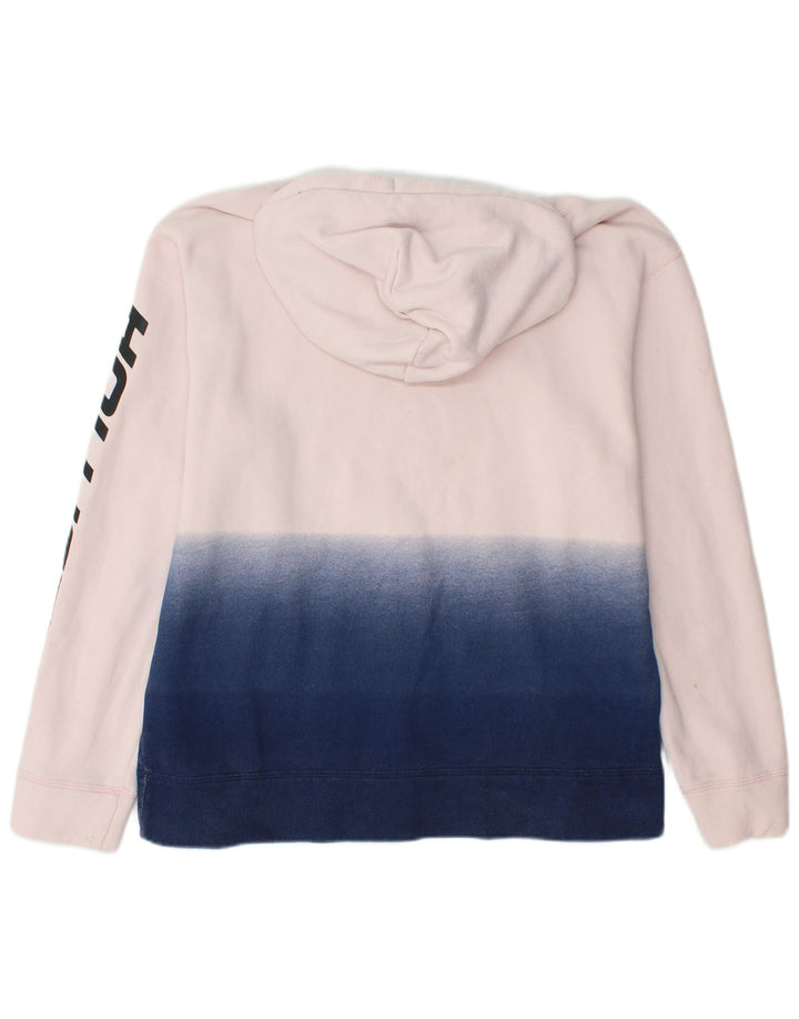 HOLLISTER Herren-Kapuzenpullover mit Grafik, groß, weiße Farbblock-Baumwolle