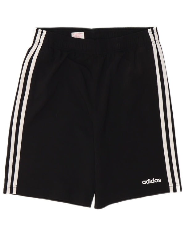 Adidas Sportshorts für Jungen, 13–14 Jahre, schwarzes Polyester
