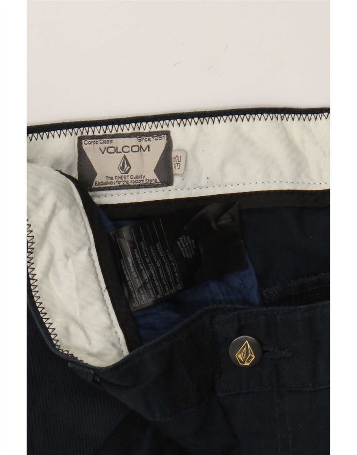 Volcom Herren Chinoshorts W32 Medium Marineblau Baumwolle