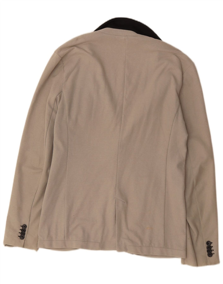 Armani Exchange Herren-Blazer mit 2 Knöpfen, UK 38, mittelbeige Baumwolle