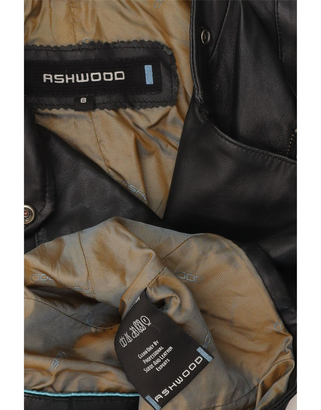 ASHWOOD Damen-Bikerjacke aus Leder, Größe S, Größe S, schwarzes Leder