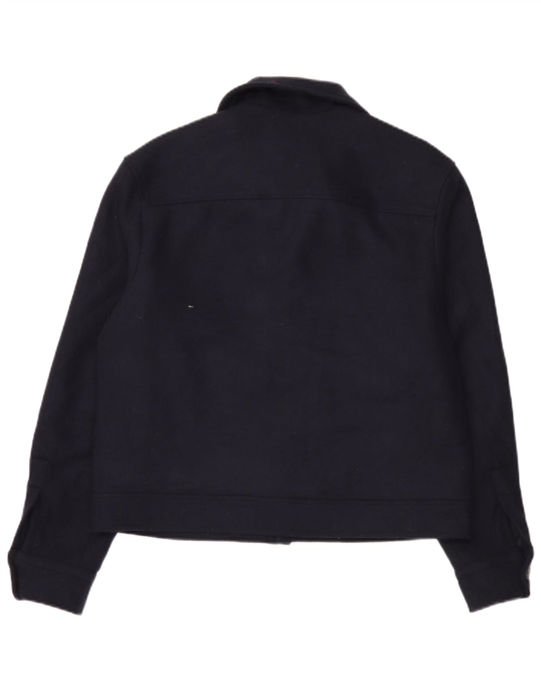 Zara Herren Bomberjacke UK 38 Mittelmarineblaue Wolle