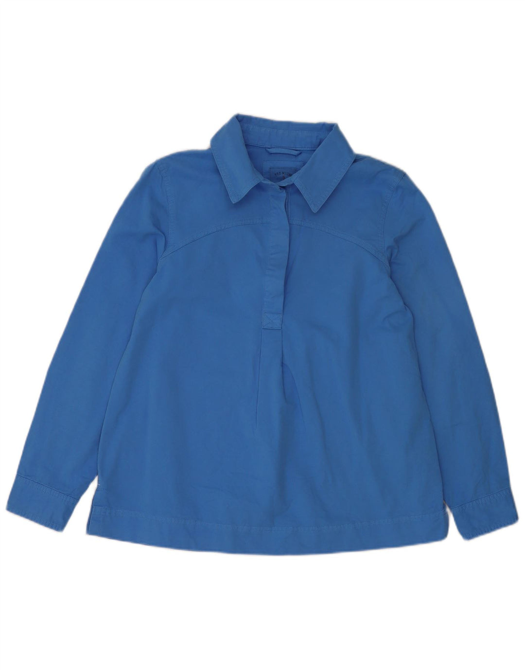 Joules Damen-Pullover-Hemd in Übergröße, UK 10, Größe S, Blau, Baumwolle