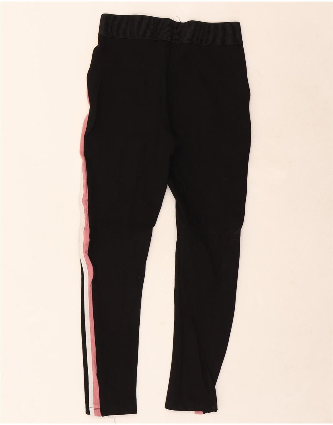 Zara Damen Leggings UK 10 Small Schwarz gestreift