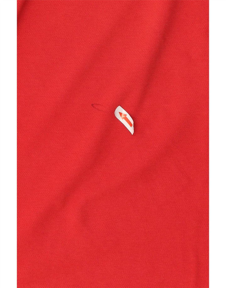 Diadora Herren Poloshirt XL, rote Baumwolle