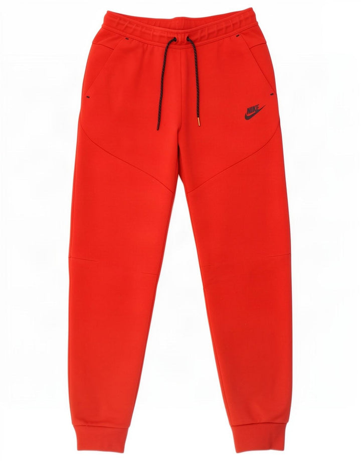 Nike Herren-Trainingshose, Jogginghose, Größe S, rote Baumwolle