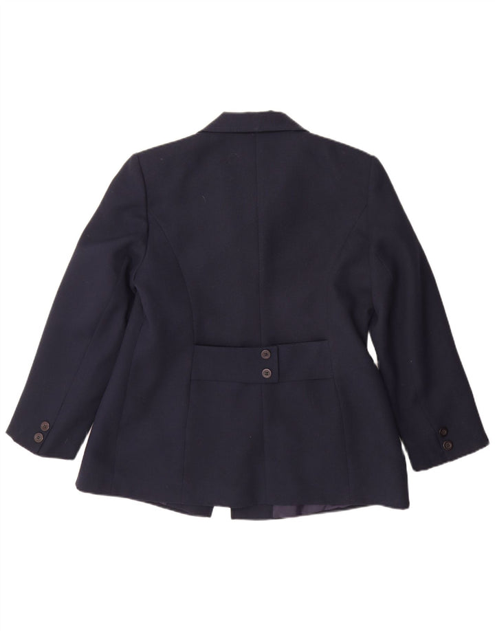 Yessica Damen-Blazerjacke mit 1 Knopf, EU 42, groß, marineblau, Polyester