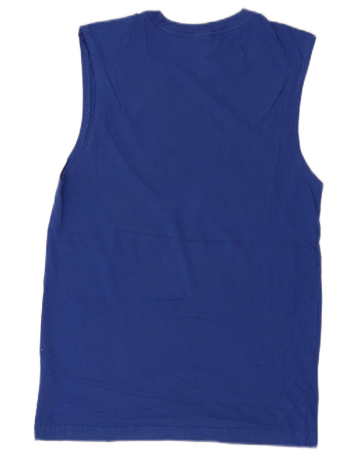 Nike Herren Graphic Vest Top XS Blaue Baumwolle