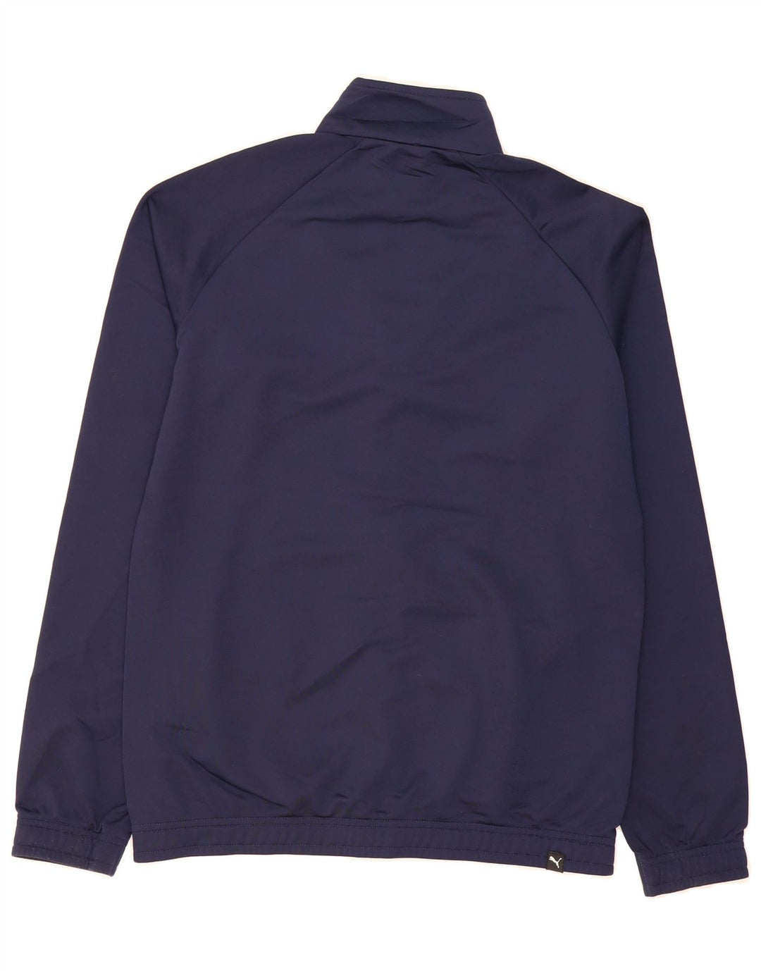 PUMA Boys Graphic Tracksuit Top Jacket 15-16 Years  Navy Blue Polyester Vintage Puma and Second-Hand Puma from Messina Hembry 