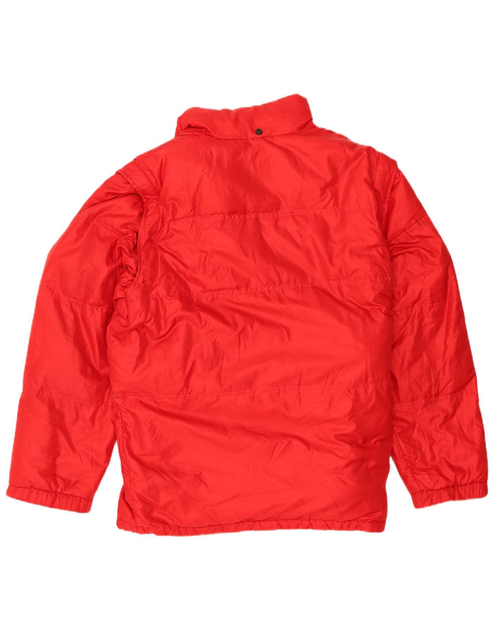 Sergio Tacchini Herren Wattierte Jacke IT 54 2XL Rot Polyamid