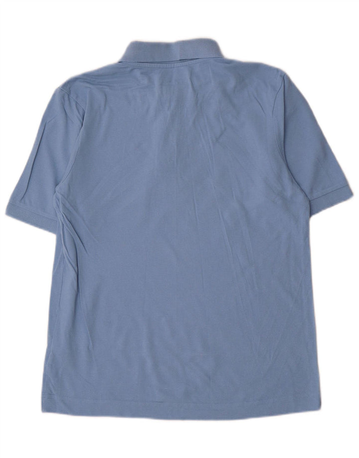Kappa Herren-Poloshirt, kleine blaue Baumwolle