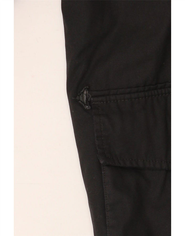 Fat Face Herrenjacke aus gewachster Baumwolle, Größe 40, Schwarz