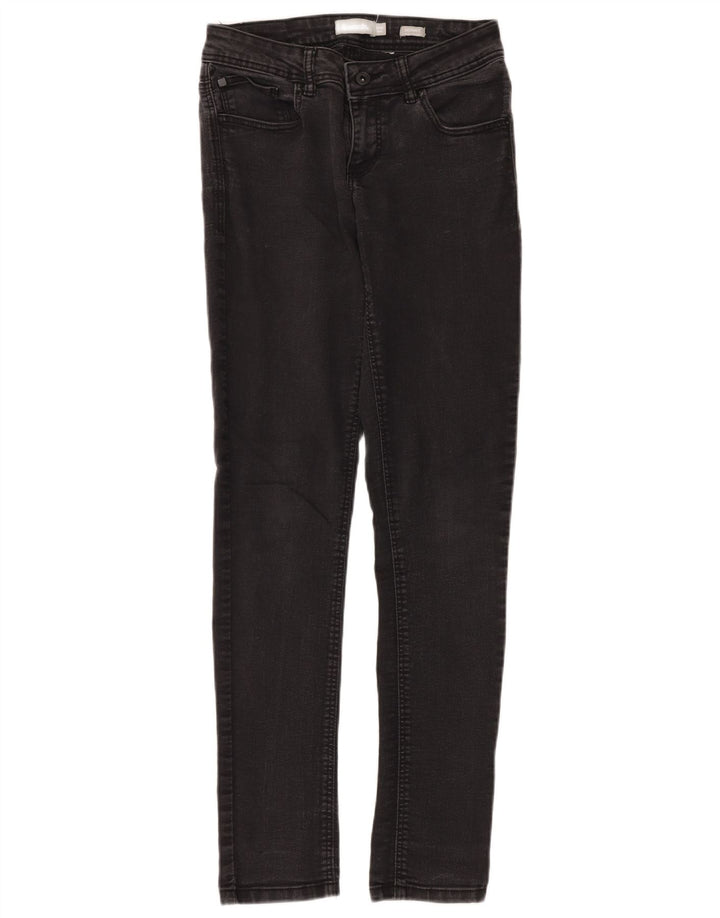 Bench Damen Skinny Jeans W27 L32 Schwarze Baumwolle