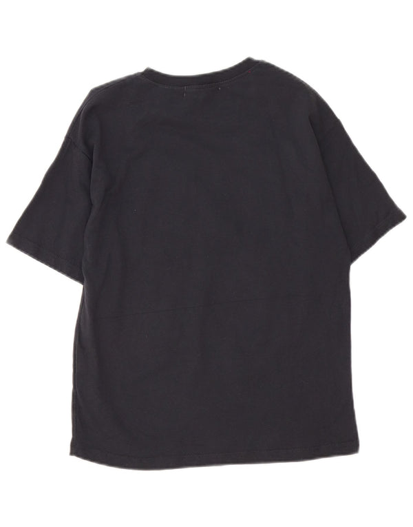 Zara Jungen T-Shirt mit Grafik, 9–10 Jahre, schwarze Baumwolle