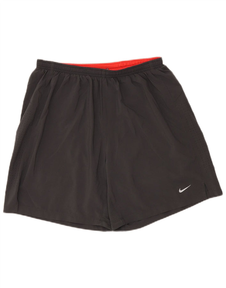Nike Herren Dri Fit Sportshorts, groß, aus schwarzem Polyester