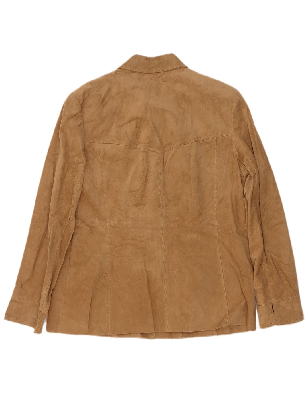 Madeleine Damen Wildlederjacke UK 14 Large Beige Leder