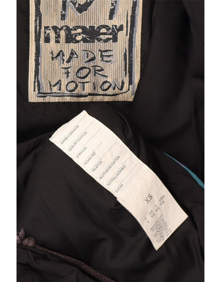 MAIER Herren-Overall-Pullover-Windbreaker-Jacke, Gr. 6, XS, Schwarz mit Blumenmuster