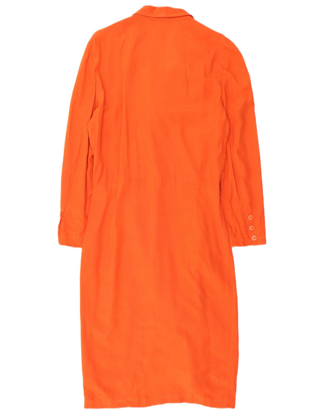 VINTAGE Womens Sheath Dress IT 44 Medium Orange