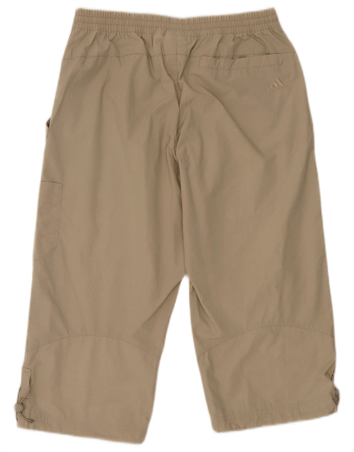 Adidas Herren Cargo Capri-Trainingshose, klein, beige, Polyester
