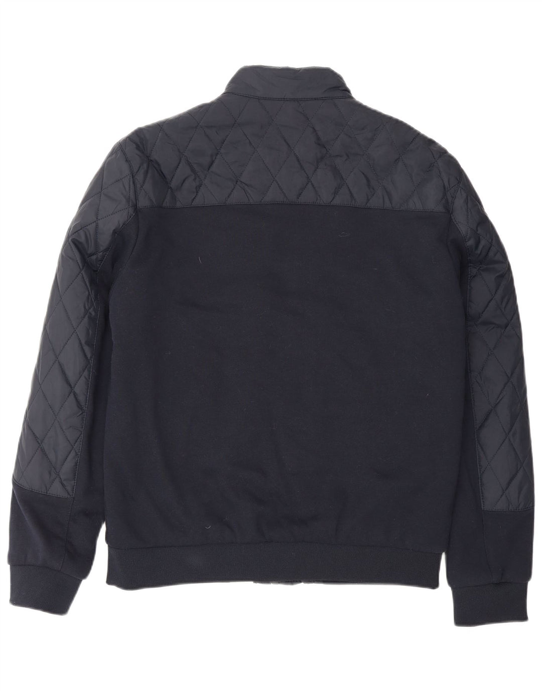 Zara Herren Steppjacke UK 42 XL Marineblau Polyester