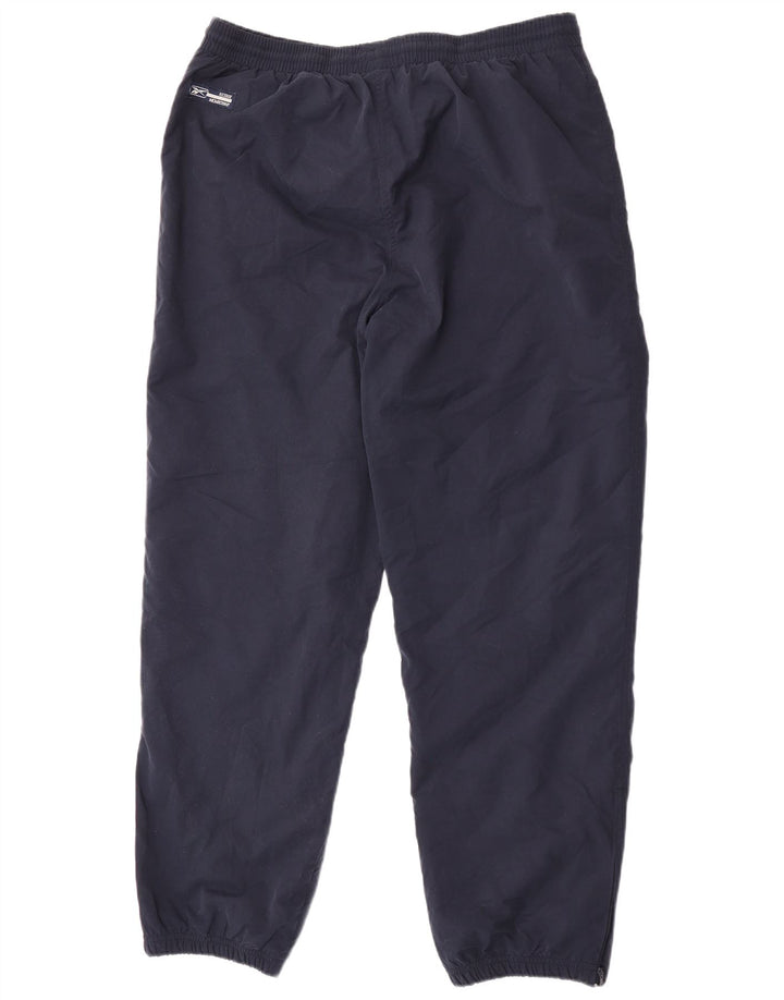 Reebok Herren-Trainingshose, Jogginghose, Größe L, Marineblau