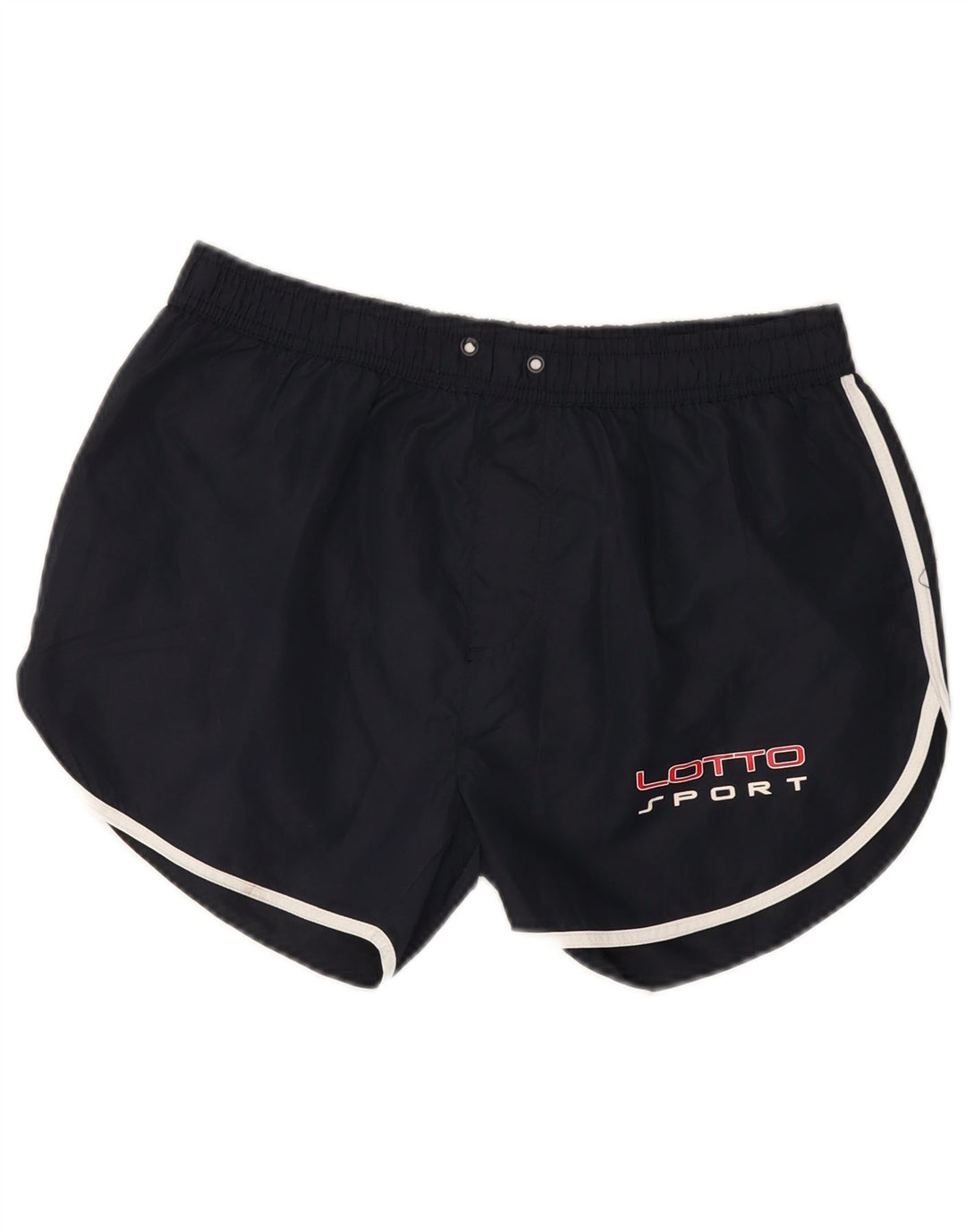 Lotto Damen Graphic Sport Shorts UK 14 Large Marineblau Polyester