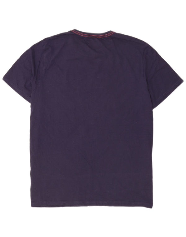 Mountain Warehouse Herren-T-Shirt mit normaler Grafik, 2XL, Marineblau, Baumwolle